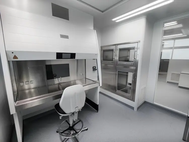 Cleanroom interior